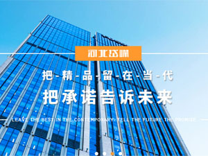 河北岱嶸建設有限公司，與我公司簽署網站建設合同